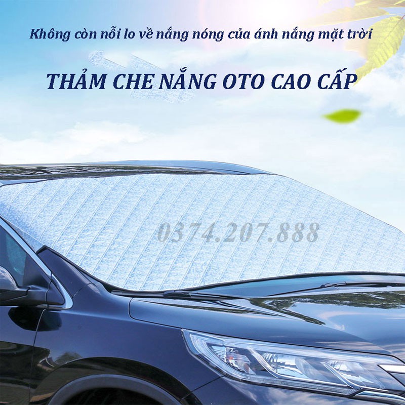 Che Nắng Ô Tô, Bạt Che Kính Lái, Thảm Trải Chống Tia UV Bảo Vệ Phụ Kiện Bên Trong Xe LEON OFFICIAL