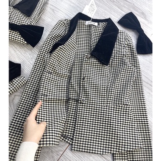 ÁO DẠ KÊ THIẾT KẾ NƠ CỔ