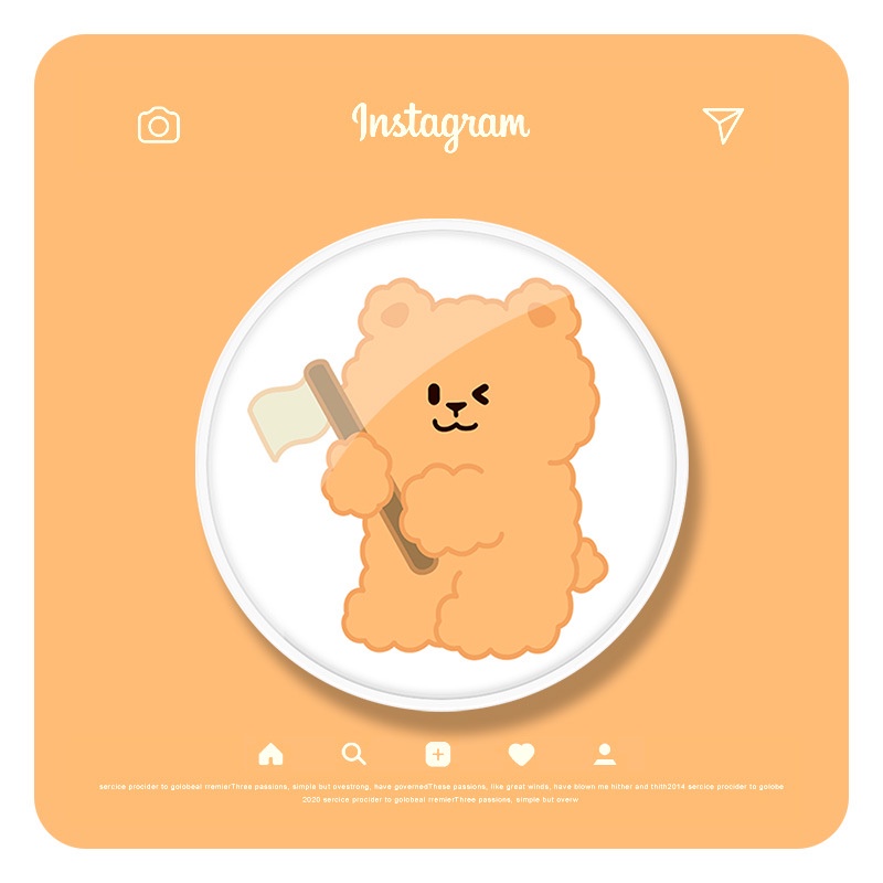 Giá đỡ điện thoại phong cách hoạt hình 3D dễ thương với nhiều kiểu tùy chọn