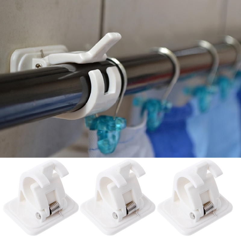 Bộ 2 Giá Đỡ Thanh Treo Rèm Tự Dính Tiện Dụng