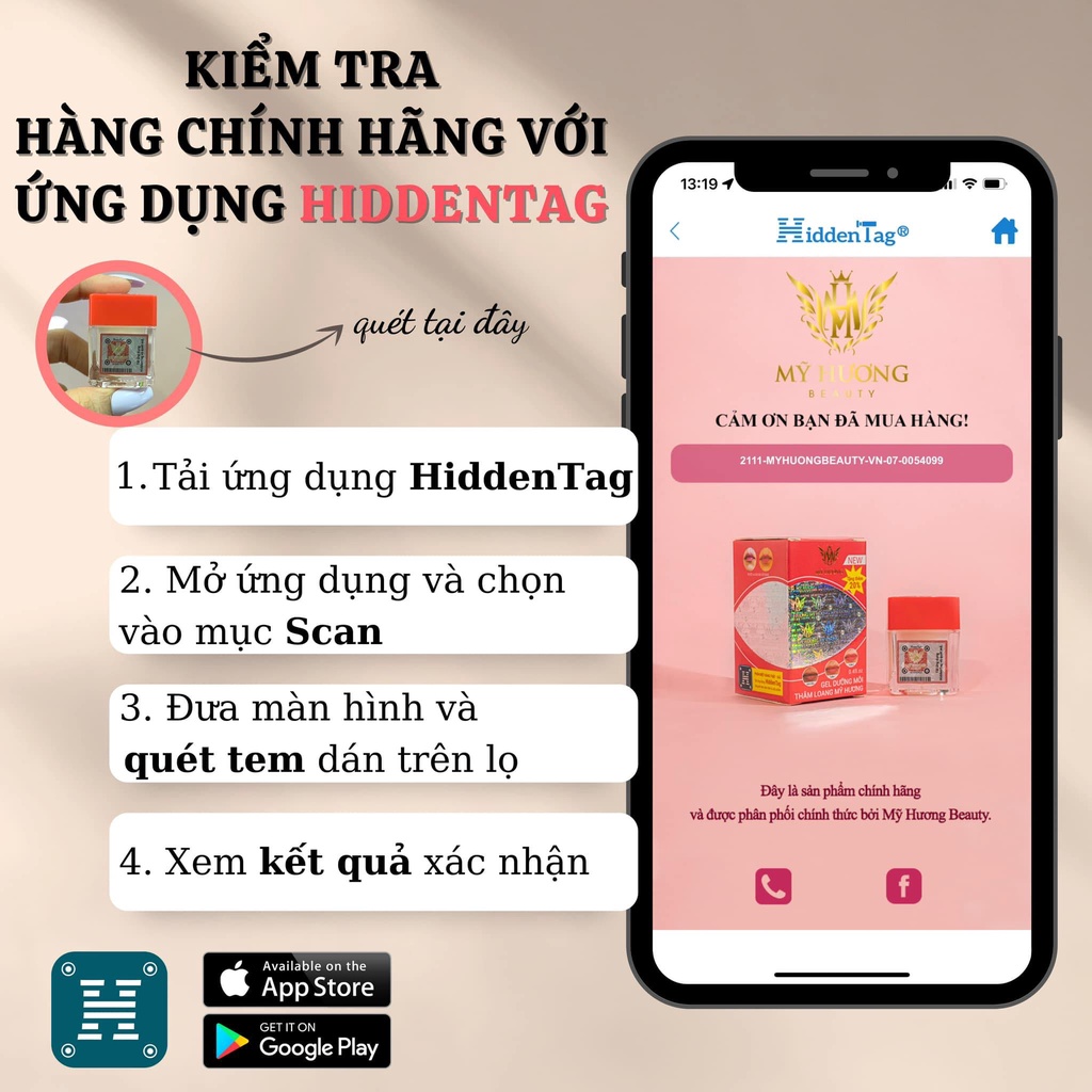 Dưỡng sau xăm Mỹ Hương tặng 20% CHÍNH HÃNG QUÉT MÃ HIDDEN TAG