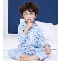 BỘ NGỦ PIJAMA KẺ DÀI TAY CHO BÉ CHẤT THÔ ĐŨI