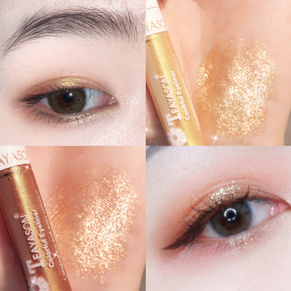 (Hàng Mới Về) Phấn Mắt Dạng Lỏng Màu Kim Tuyến Lấp Lánh Thương Hiệu Teayason | BigBuy360 - bigbuy360.vn