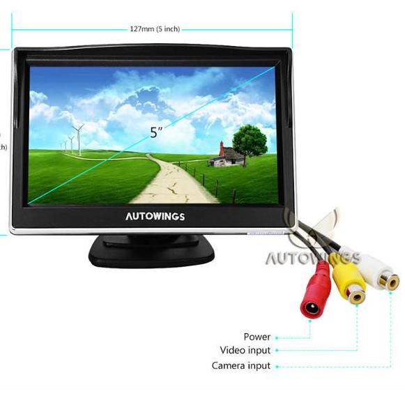 Màn Hình Theo Dõi Đỗ Xe 5 Inch TFT LCD Chất Lượng Cao | BigBuy360 - bigbuy360.vn