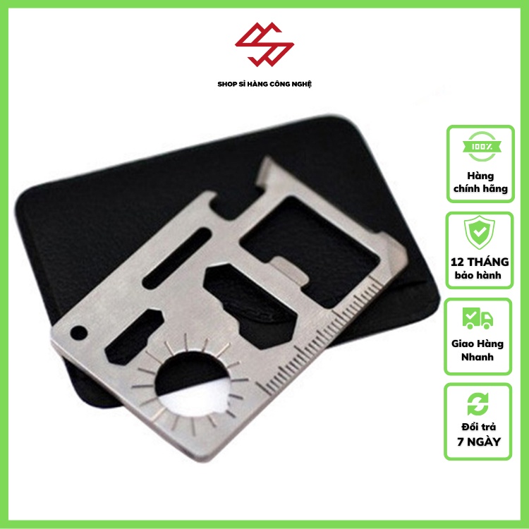 Miếng Thép Đa Năng Để Ví Tiện Lợi 11in1