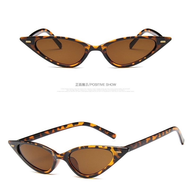 (AIMURUSI) COD Kính Mát Thời Trang Khung Mắt Mèo Nhỏ Chống Tia UV400 Phong Cách Cổ Điển Cho Nam Và Nữ