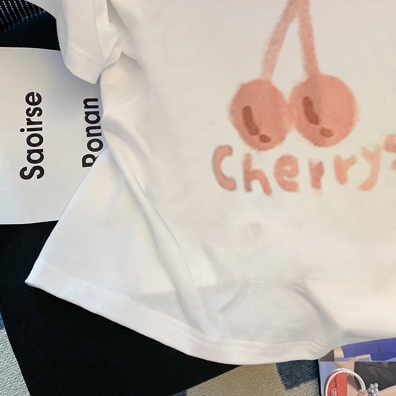 NRVP Áo Thun Tay Ngắn Cổ Tròn Thời Trang Mùa Hè Phong Cách Hàn Quốc Mới