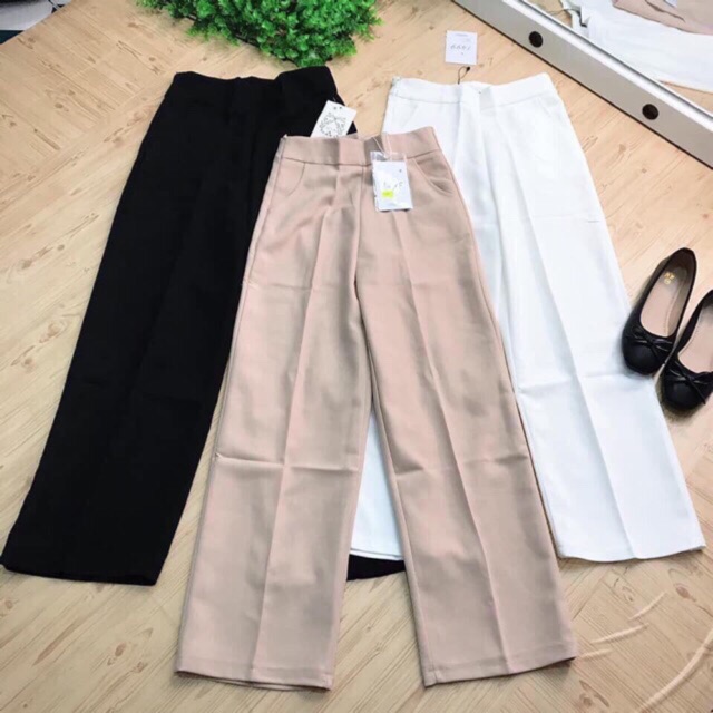 Nhập WAPCK111 giảm 25k đơn từ 200k - Quần culottes dáng dài eo thon chất tuyết mưa cao cấp | BigBuy360 - bigbuy360.vn