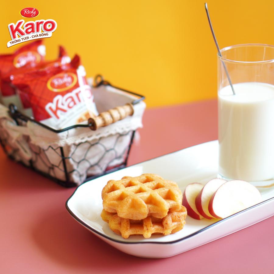 Bánh Karo chà bông Trứng/Phô mai túi 156G  - Chính Hãng
