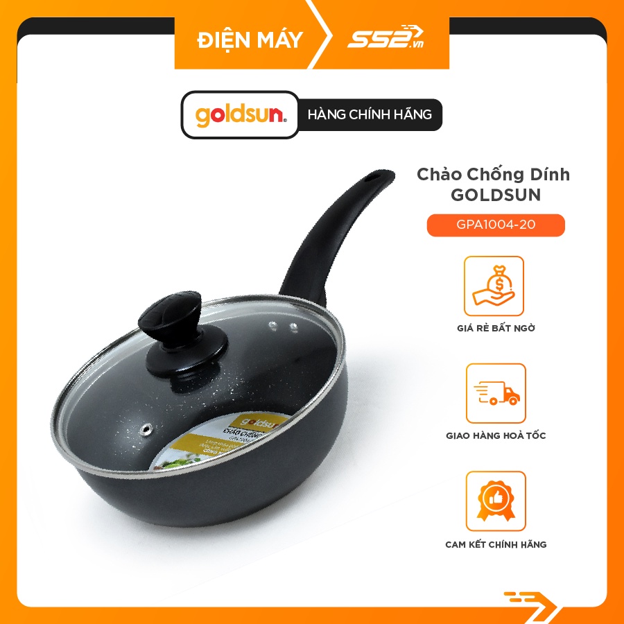 Chảo chống dính goldsun GPA1004-20- Hàng Chính Hãng