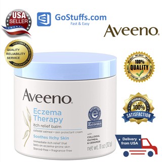 [Hàng Mỹ] Kem dưỡng ẩm giảm khô, ngứa do chàm Aveeno Eczema Therapy 312g