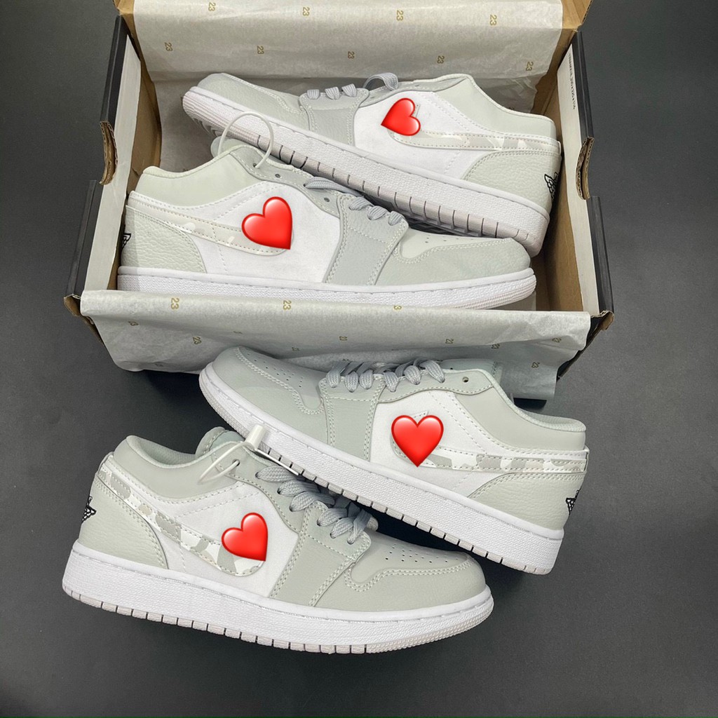 Giày Sneaker JD Low Camo Giày Thể Thao Nam Nữ Thấp Cổ Full Phụ Kiện