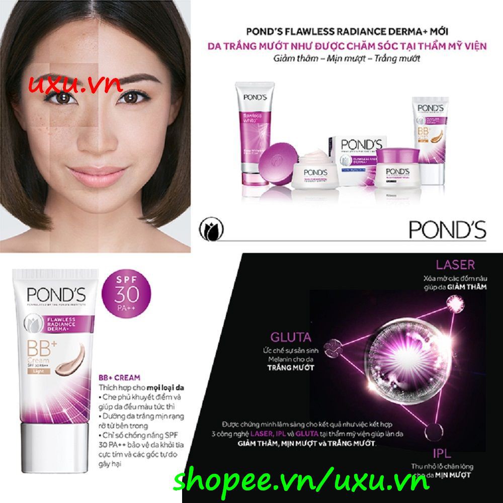 Kem Bb 25G Ponds Flawless Radiance Derma+, Với uxu.vn Tất Cả Là Chính Hãng.