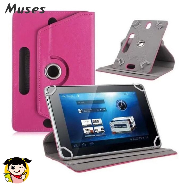 Bao da PU xoay 360 độ bảo vệ cho máy tính bảng cỡ 7/8/9/10 inch