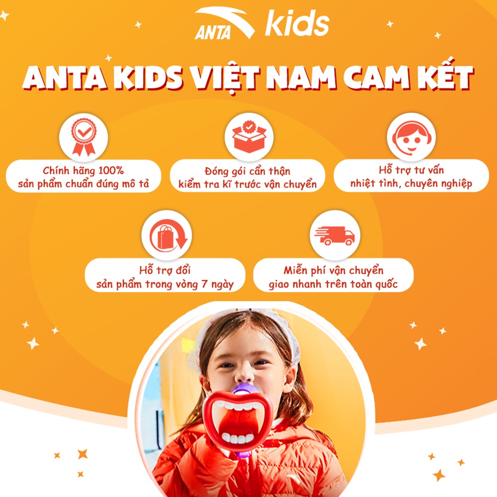 Giày chạy bé trai thương hiệu thời trang Anta Kids W312135530