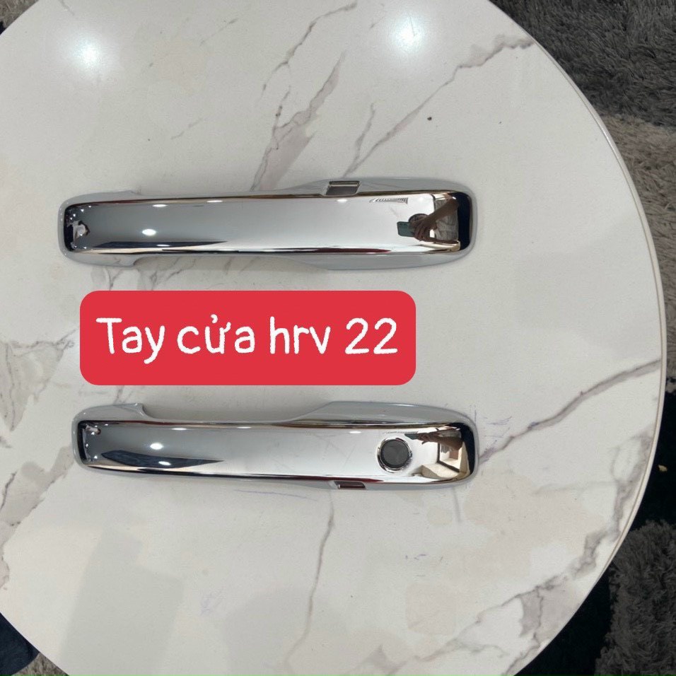 Ốp Tay Cửa Và Hõm Cửa Xe Honda HRV 2022 2023 Mạ Crom Cao Cấp Chống xước tay cửa làm đẹp cho xe