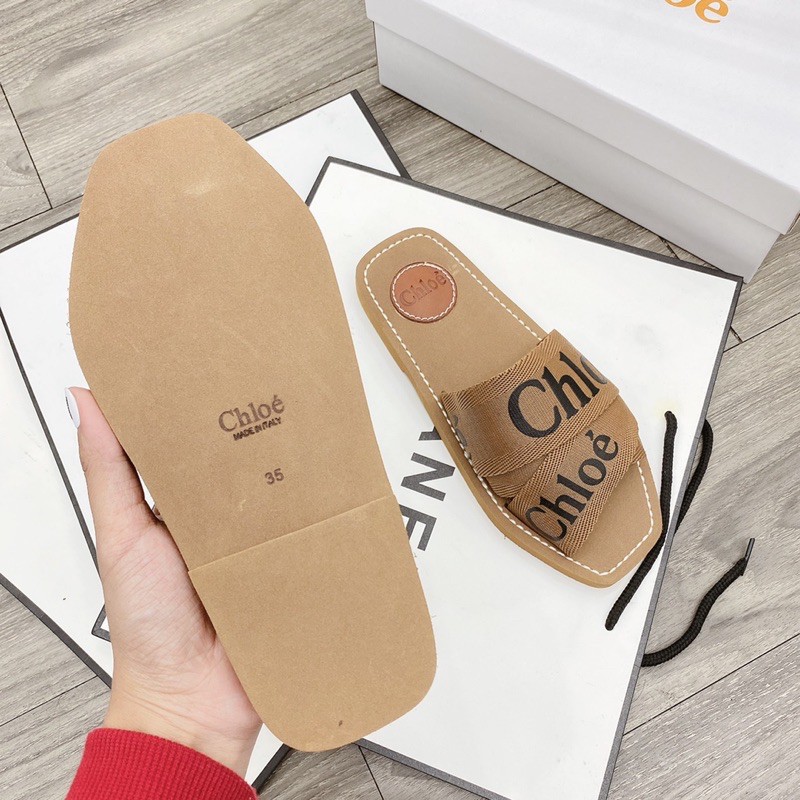 Dép lê Chloe’ hàng QC cao cấp, fullbox hãng