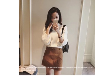 Áo len tay bồng (có sẵn)