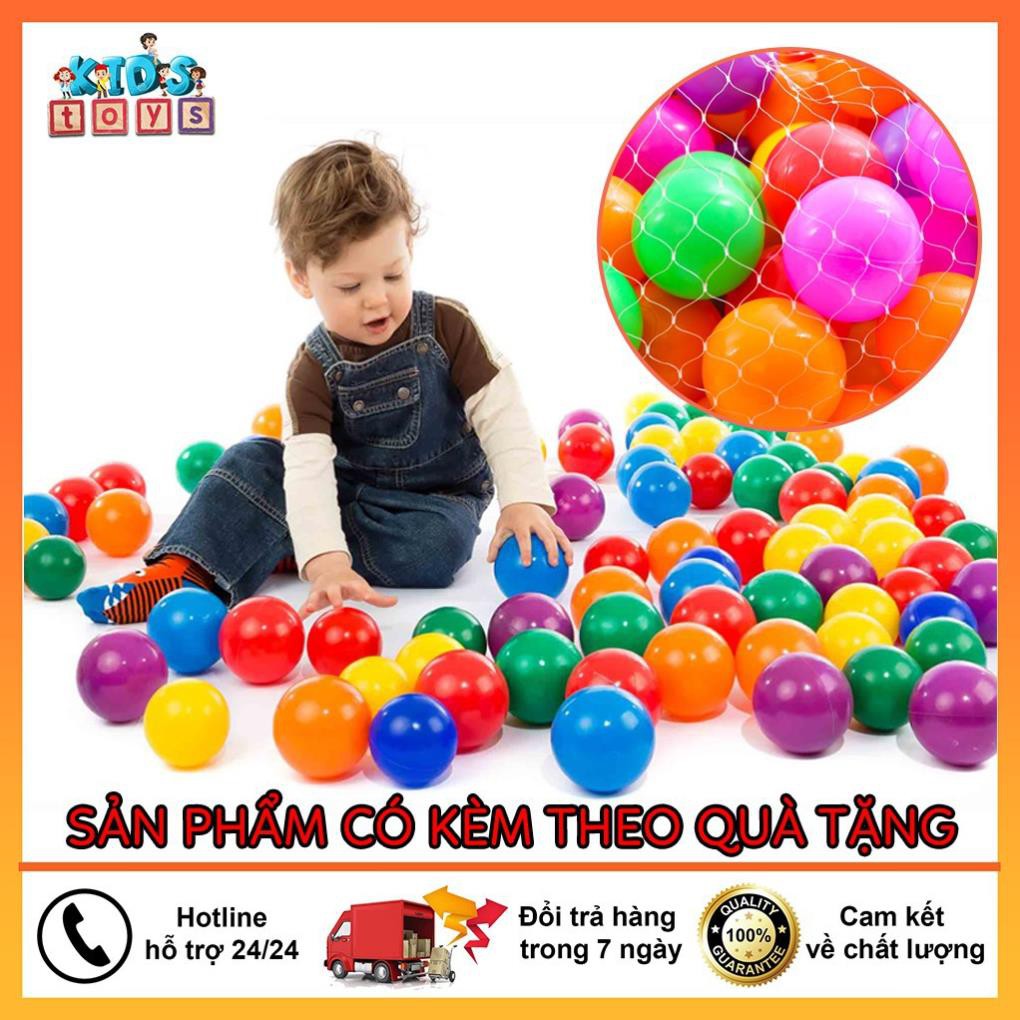 Bóng nhựa, banh nhựa mềm nhiều màu sắc cho bé, không mùi, chất liệu nhựa ABS an toàn cho bé.