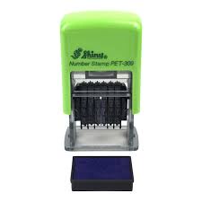 Dấu date/ Dấu ngày tháng năm Shiny PET-400 /Đóng trên giấy