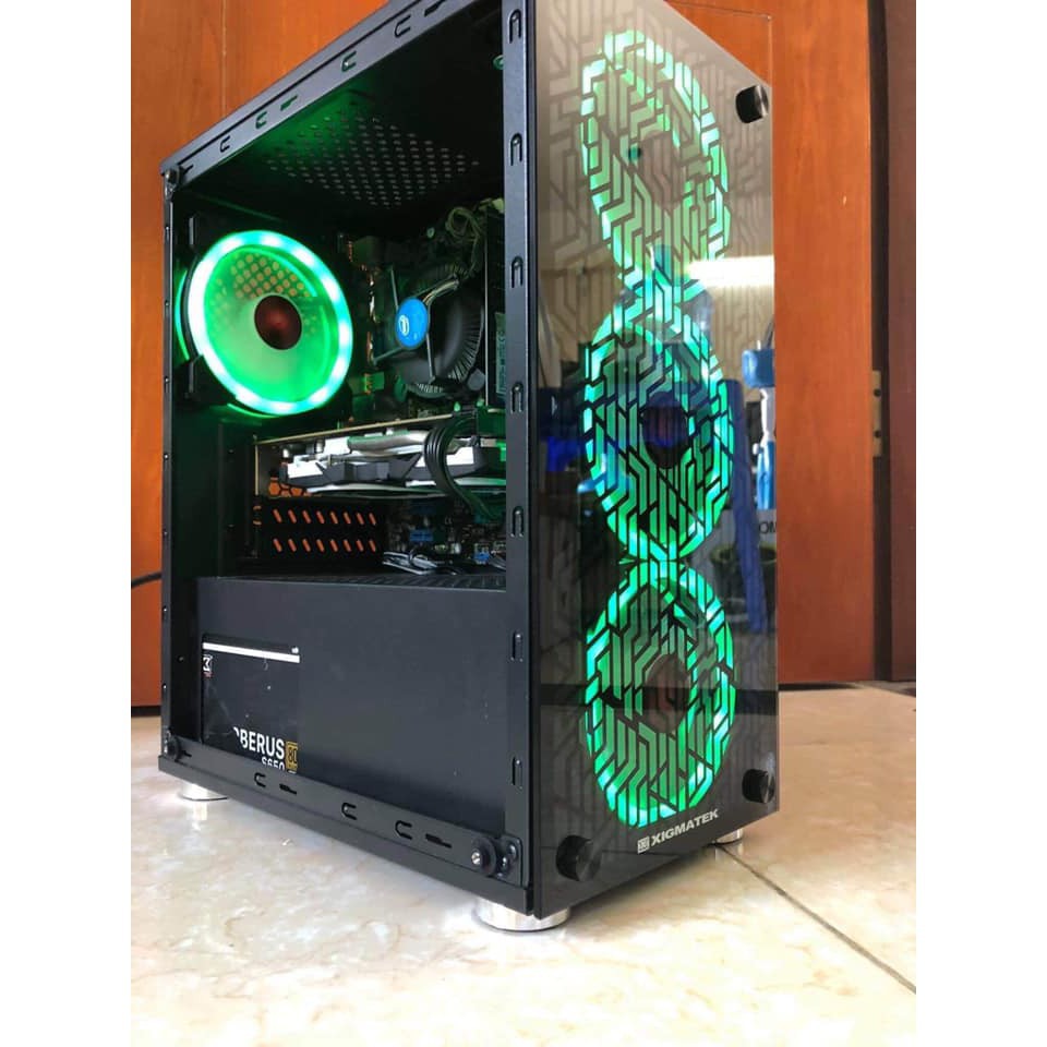 Vỏ Case Xigmatek Nyx Mặt Kính Dòng Game và có quạt