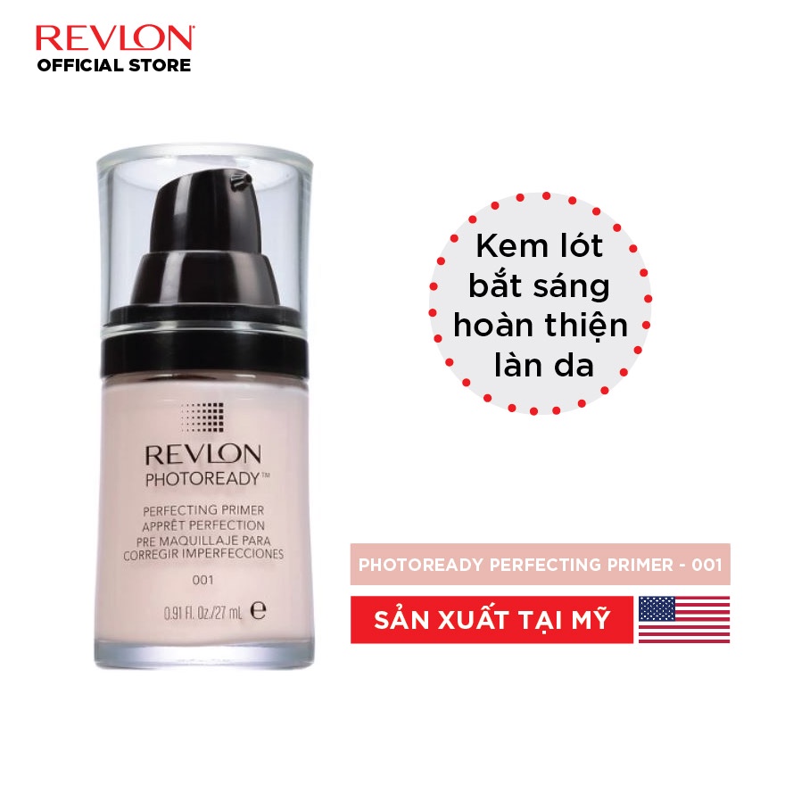 Kem lót bắt sáng hoàn thiện làn da Revlon PhotoReady Perfecting Primer 27ml (HSD 12 tháng)