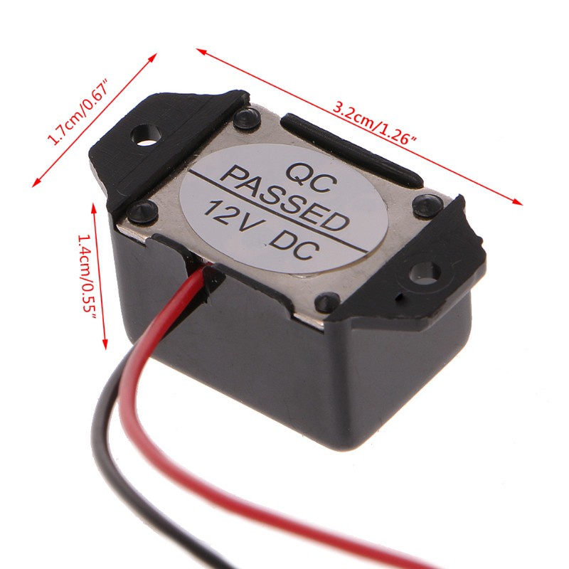Còi báo động điện tử mini Dc 12v 85db chuyên dụng