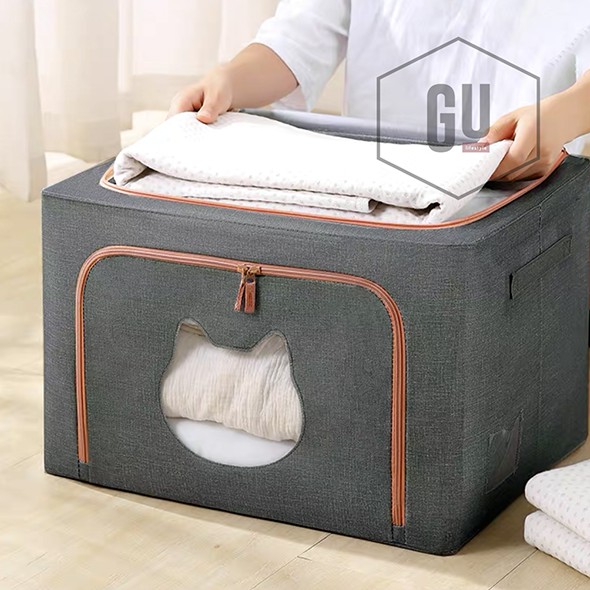 Túi đựng hộp đựng quần áo khung thép 66L kích thước Dài 50 cm x Rộng 40 cm x Cao 33 cm