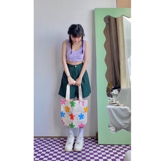 Quần short ngố xanh lá