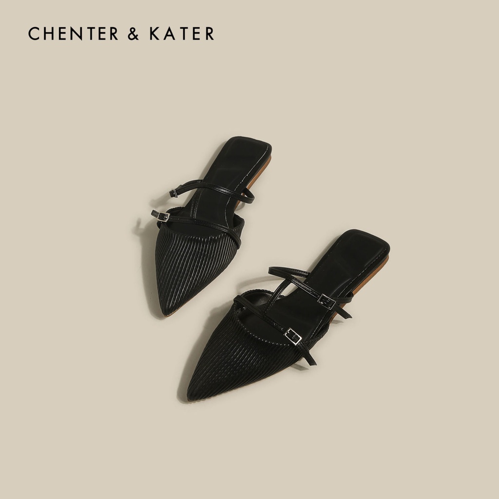 2023 Sandal Nữ Kiểu Pháp Bít Mũi Thoải Mái Thời Trang Phong Cách Hàn Quốc，Dép xăng đan