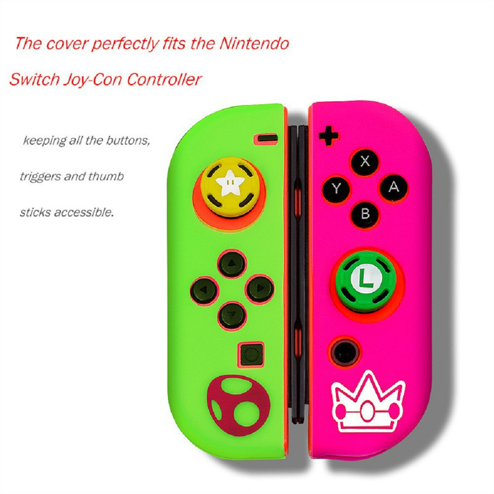 Lammcou Vỏ Gel Bảo Vệ Tay Cầm Chơi Game Nintendo Switch