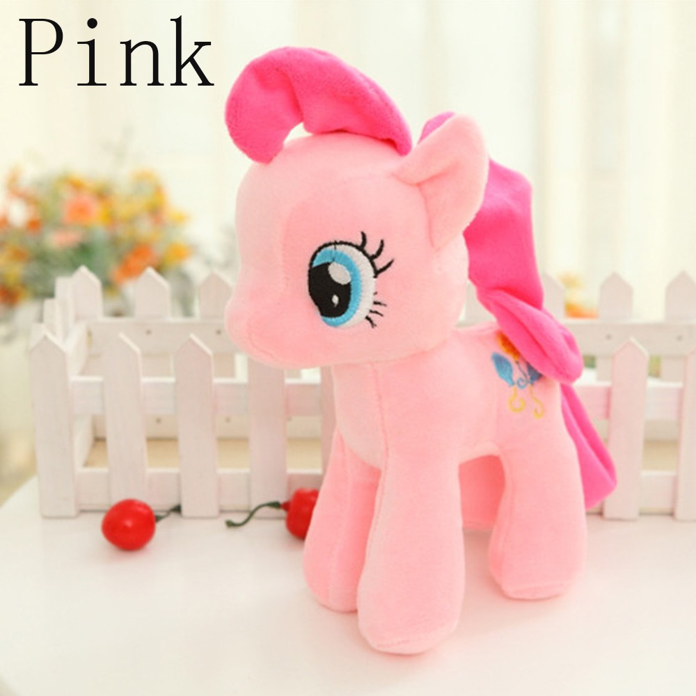 1 Bộ 6 Con Ngựa Pony Mềm Mại 25cm