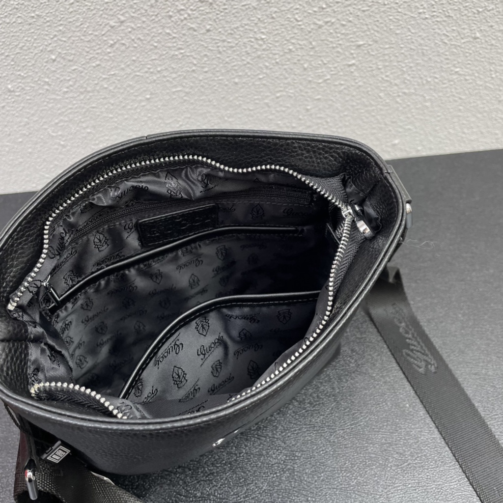 Túi đeo chéo nam da thật thời trang cao cấp Gucci GG GC phong cách cá tính, thời thượng