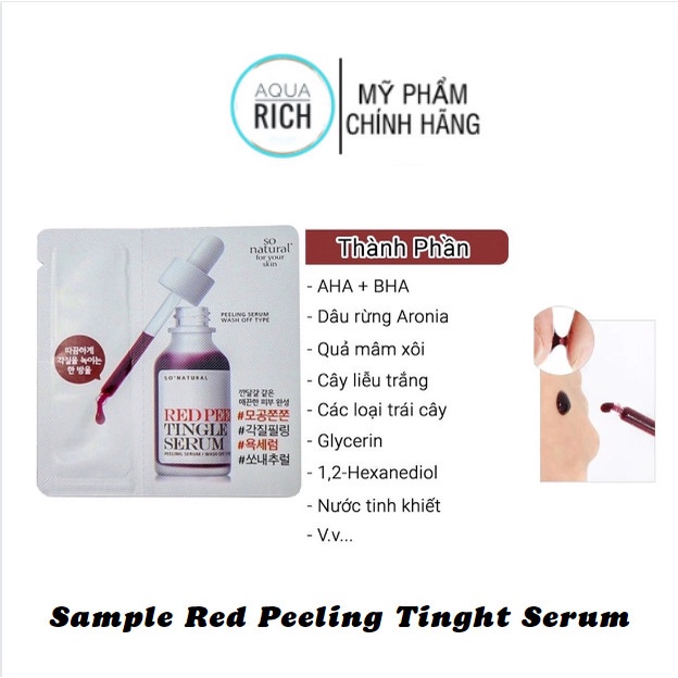 Gói Dùng Thử Thay Da Sinh Học - Sample Red Peeling Tinght Serum