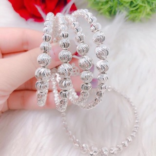 VÒNG TAY NỮ BẠC Ý - LẮC TAY BI MẶT PHAY