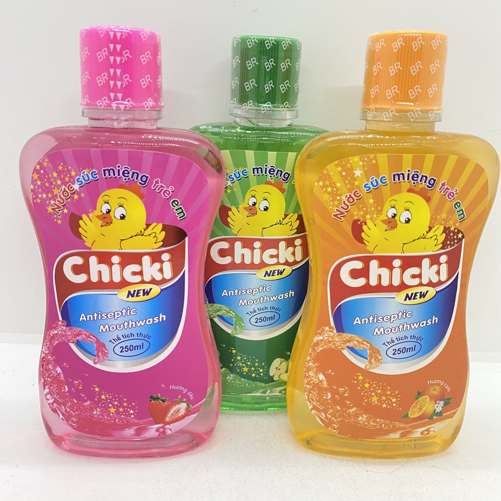 Nước súc miệng Chicki chai 250ml
