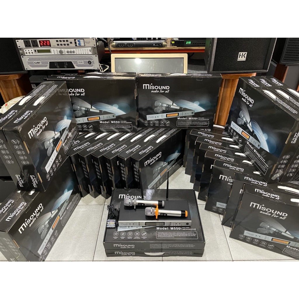 Micro không dây Mísound M550I hàng nhập khảu chính hãng.