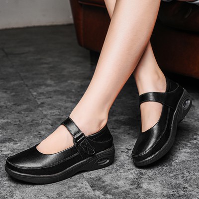 Giày Búp Bê Nữ Đế Bệt Chống Trượt Màu Trắng