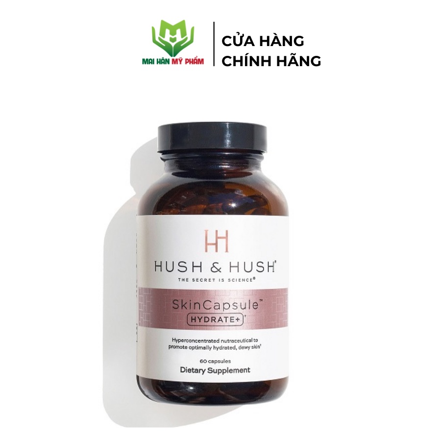 Viên uống cấp ẩm Image Skincare Hush &amp; Hush Skincapsule Hydrate+ 60 viên