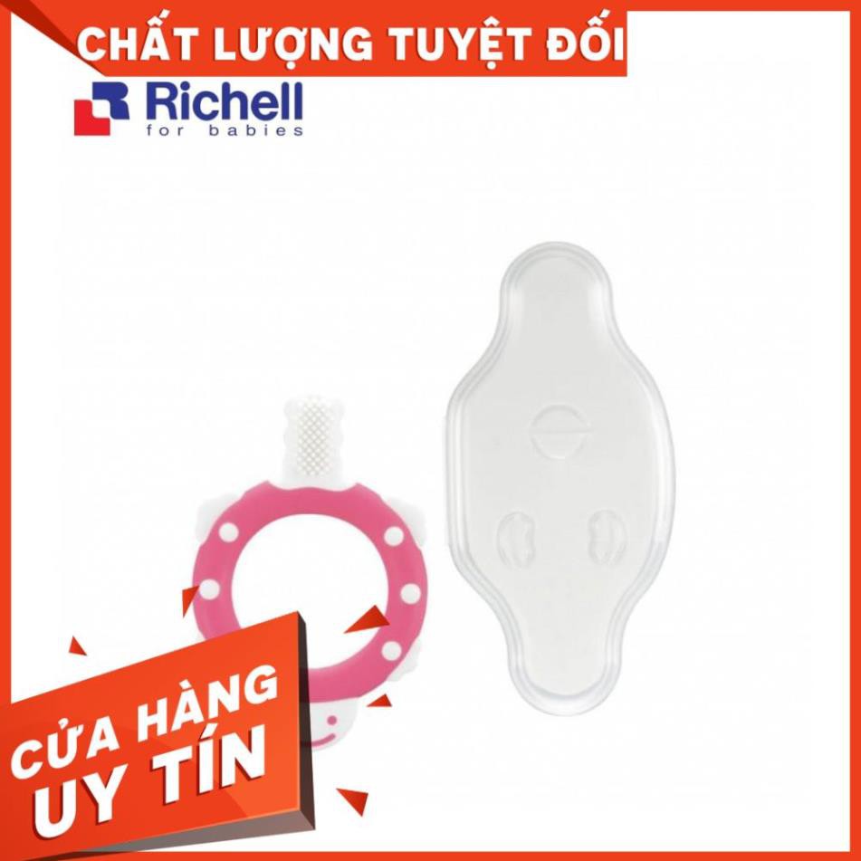 Bàn chải massage lợi gặm nướu bước 1 (3m+) Richell Nhật Bản