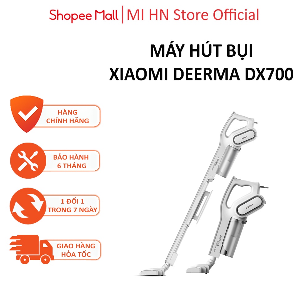 Máy hút bụi cầm tay có dây Xiaomi Deerma DX700S và DX700 - Bảo hành 6 tháng