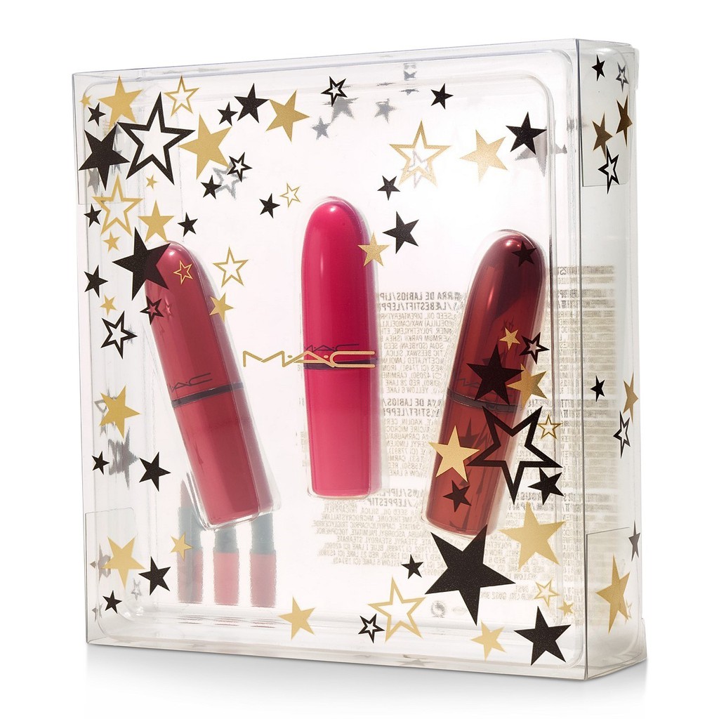 Set Son MAC Signature Stars Lipstick Kit ( 3 Cây Fullsize ) | WebRaoVat - webraovat.net.vn