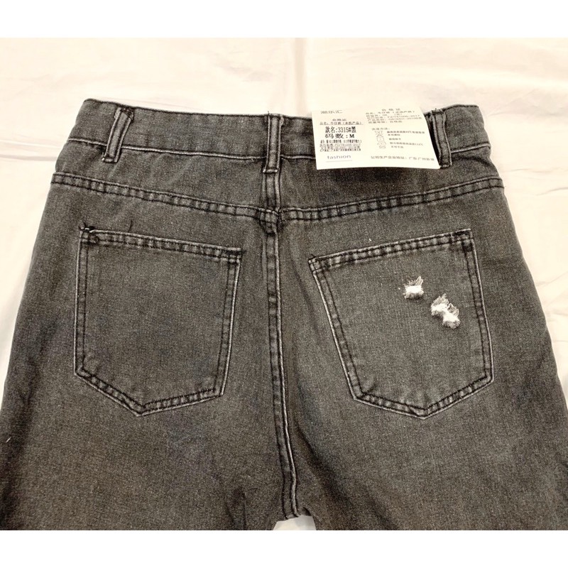 [Tiền Nào Của Đấy]Quần Jean Baggy Nam Rách Gối Màu Xanh Và Màu Đen Ống Rộng Hàn Quốc Hot Trend 2020-B04 | BigBuy360 - bigbuy360.vn