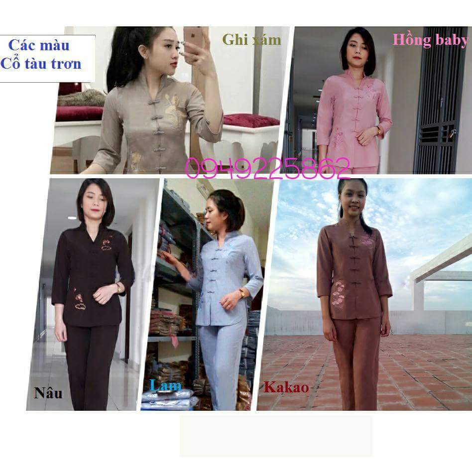 SET BỘ PHÁP PHỤC ĐI CHÙA CỔ TÀU