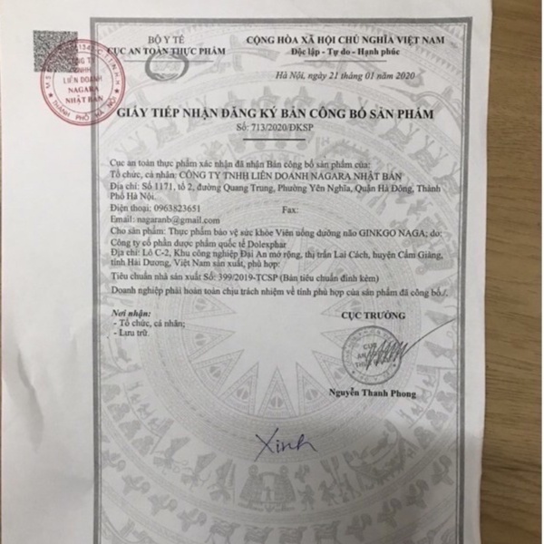 Cải Thiện Giấc Ngủ Và Trí Nhớ - Ginkgo Naga Tăng Cường Máu Lên Não, Giúp Làm Dịu Chứng Rối Loạn Tiền Đình