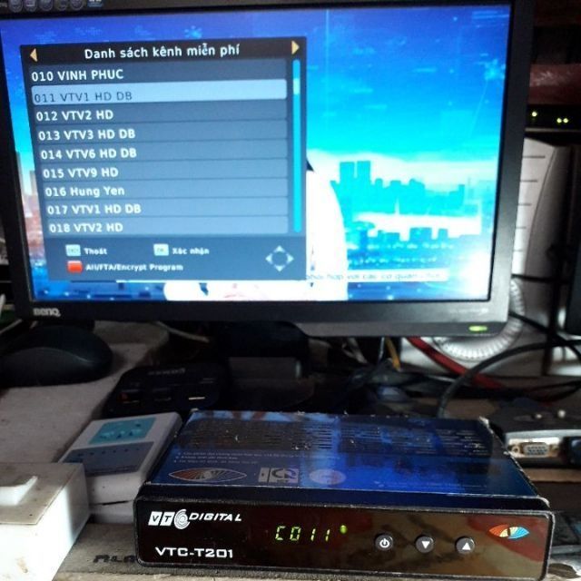 Đầu thu kỹ thuật số DVB T2 VTC T201 HÀNG ĐÃ SỬ DỤNG