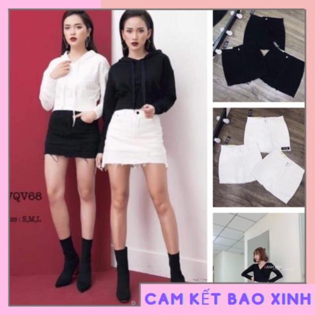 CHÂN VÁY KAKI NGẮN TUA RUA RÁCH ☘️☘️ [Hàng Siêu Cấp] | BigBuy360 - bigbuy360.vn