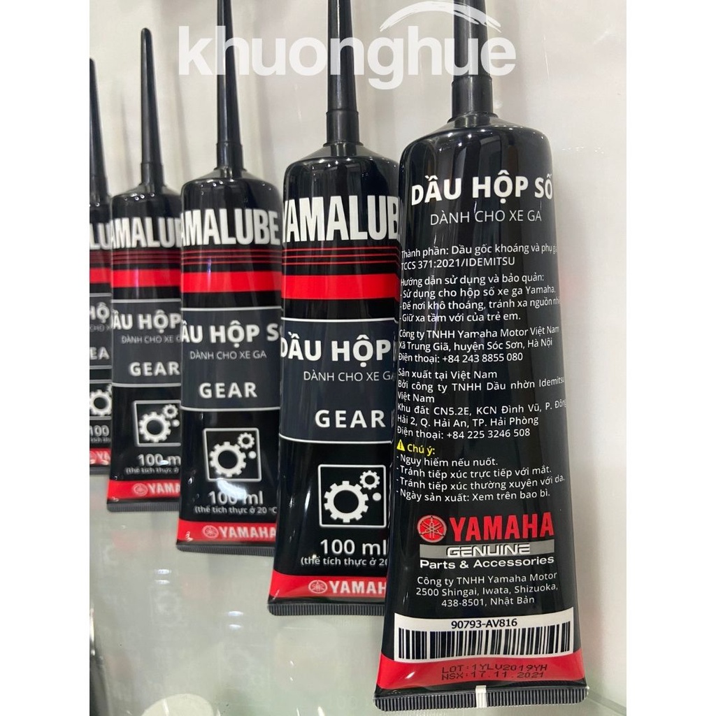 Nhớt hợp số YAMALUBE 100 ml  dành cho xe tay ga, nhớt láp, dầu bánh răng truyền động chính hãng YAMAHA