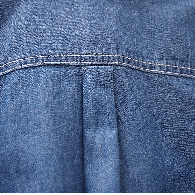 Áo Sơ Mi denim Tay Dài Thời Trang Xuân Thu Dành Cho Bé Trai 2022