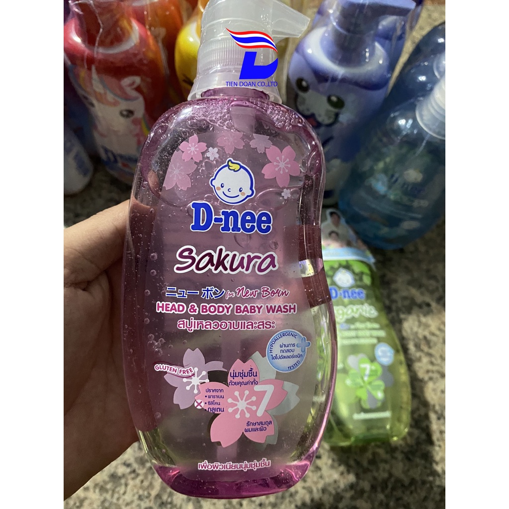 Sữa tắm gội toàn thân cho trẻ nhỏ Dnee Kid ⚡ HÀNG NHẬP KHẨU ⚡ Thái Lan